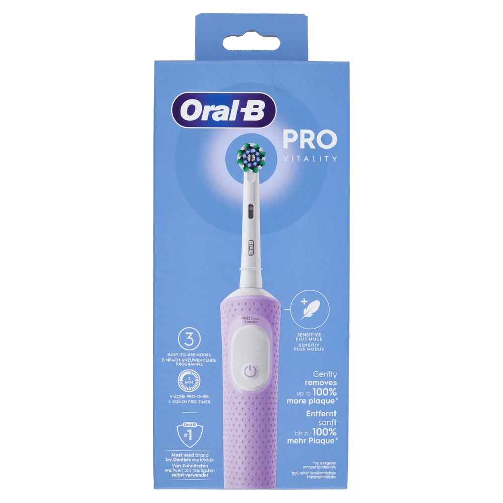 Oral-B Spazzolino Elettrico Denti Ricaricabile Pro Vitality Viola
